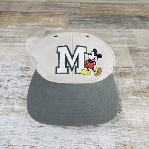 Vintage Mickey Mouse Baseball Snapback Hat Adjustable